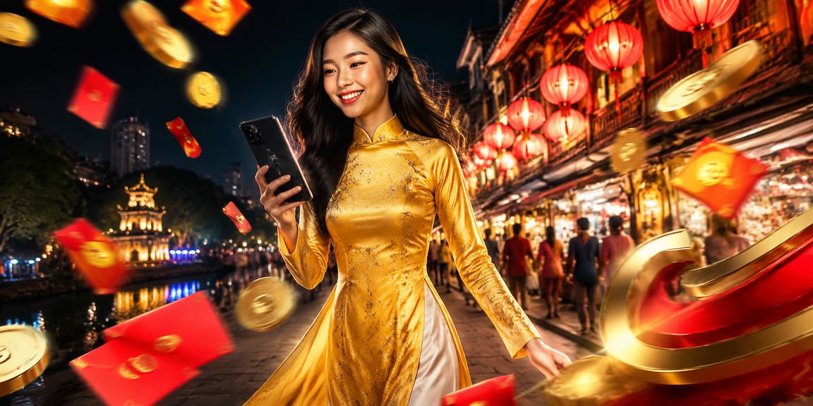 Cảnh giải trí casino trực tuyến sôi động tại Việt Nam trong dịp lễ